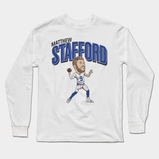 Matthew Stafford Caricature Long Sleeve T-Shirt